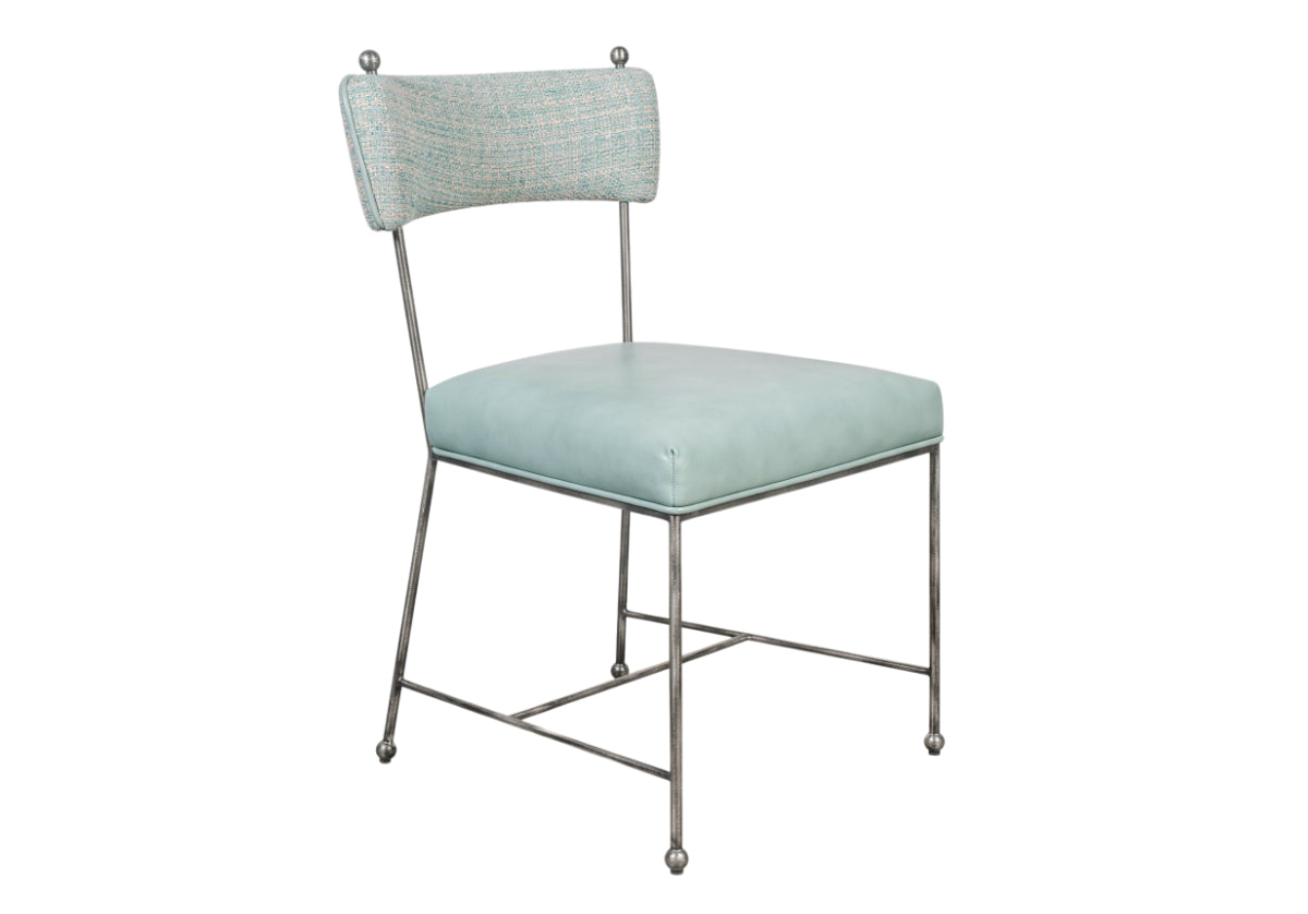 YVETTE CHAIR | Ocean Leather & Tweed