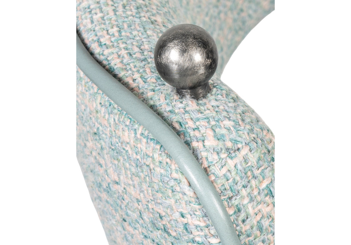 YVETTE CHAIR | Ocean Leather & Tweed