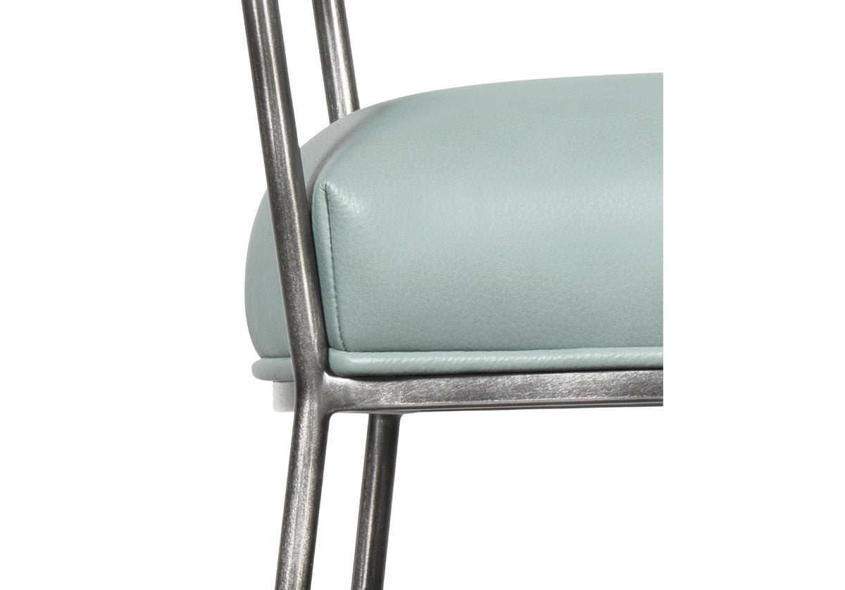 YVETTE CHAIR | Ocean Leather & Tweed