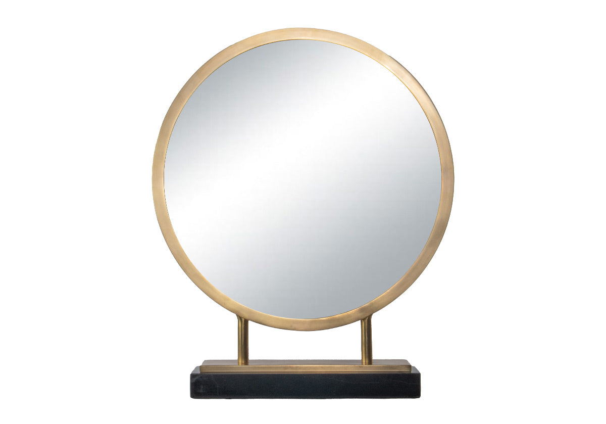 brass, alice vanity mirror. 