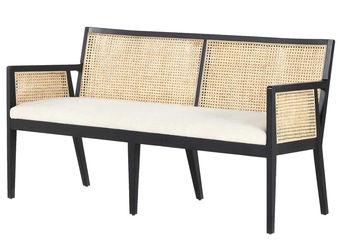 ANTONIA CANE DINING BENCH