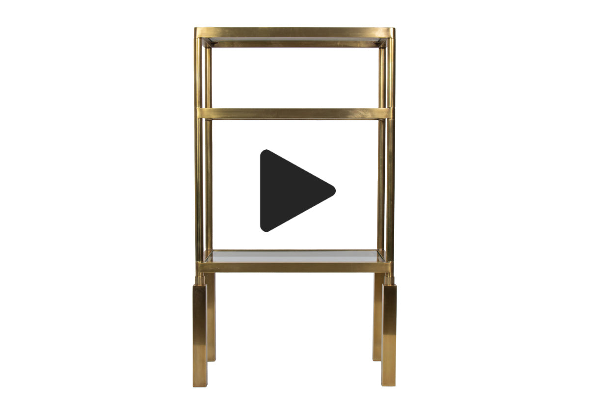 BEATRICE BRASS ETAGERE  Alice Lane Home Collection