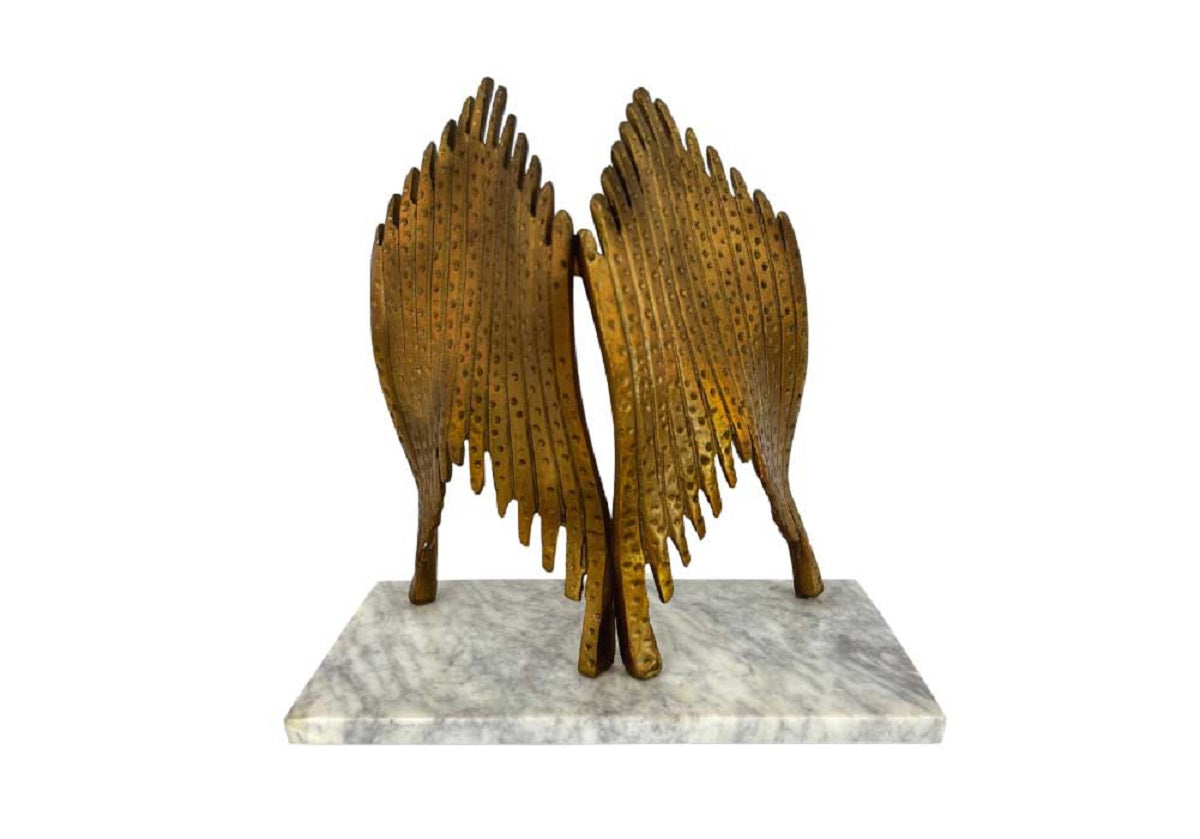 GOLD EROS SCULPTURE