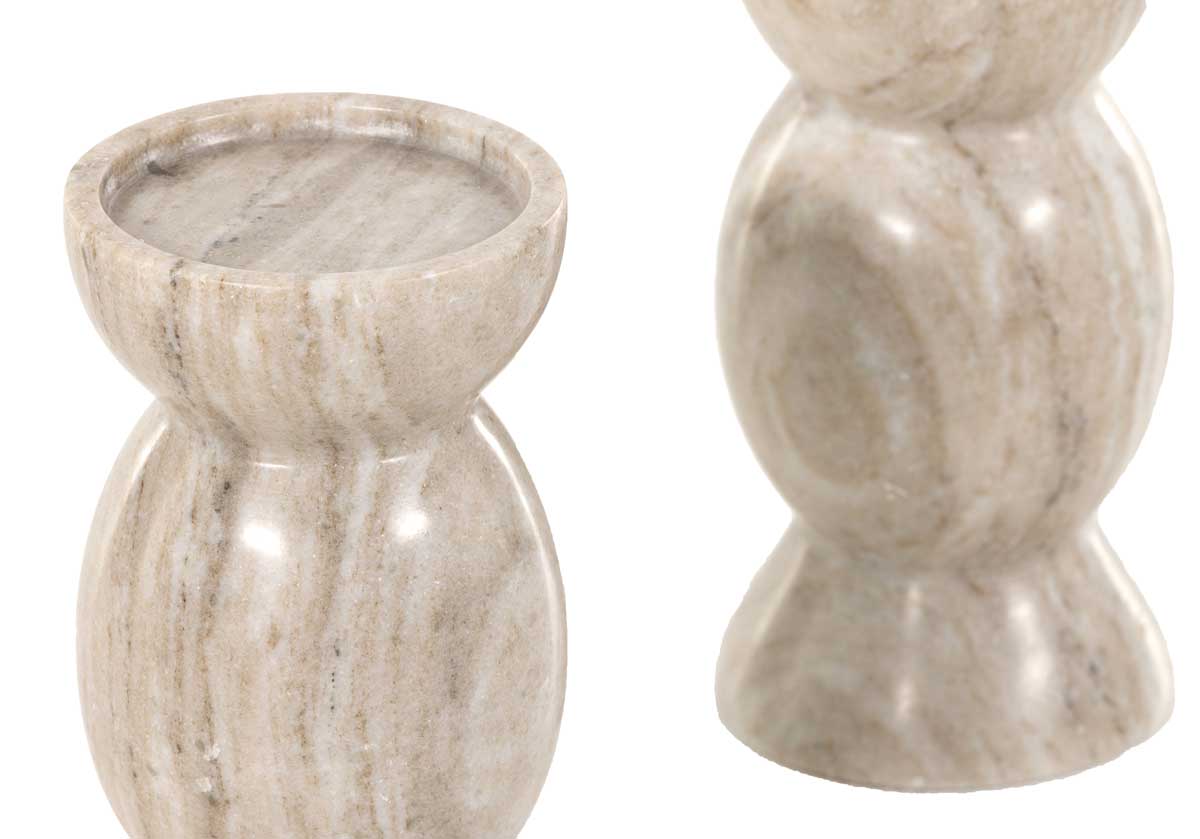 KIVU PILLAR CANDLEHOLDER SET