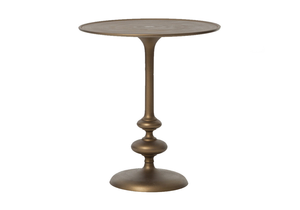 MARLOW MATCHSTICK PEDESTAL TABLE