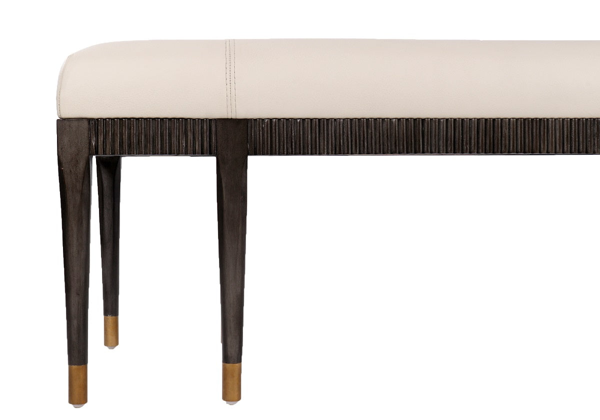 NINA LEATHER BENCH