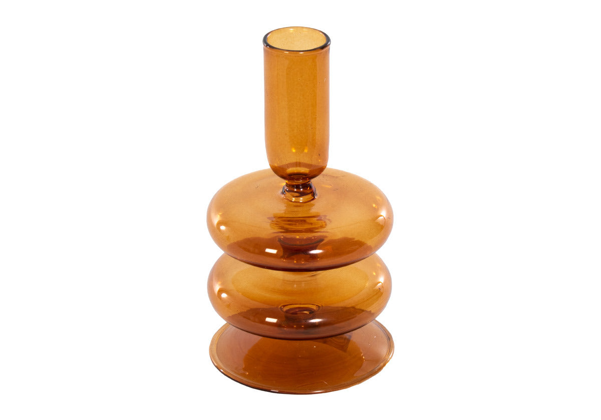 SAFFRON CANDLE HOLDER | STACKED