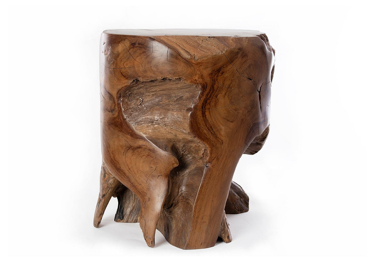 TEAK ROOT STOOL