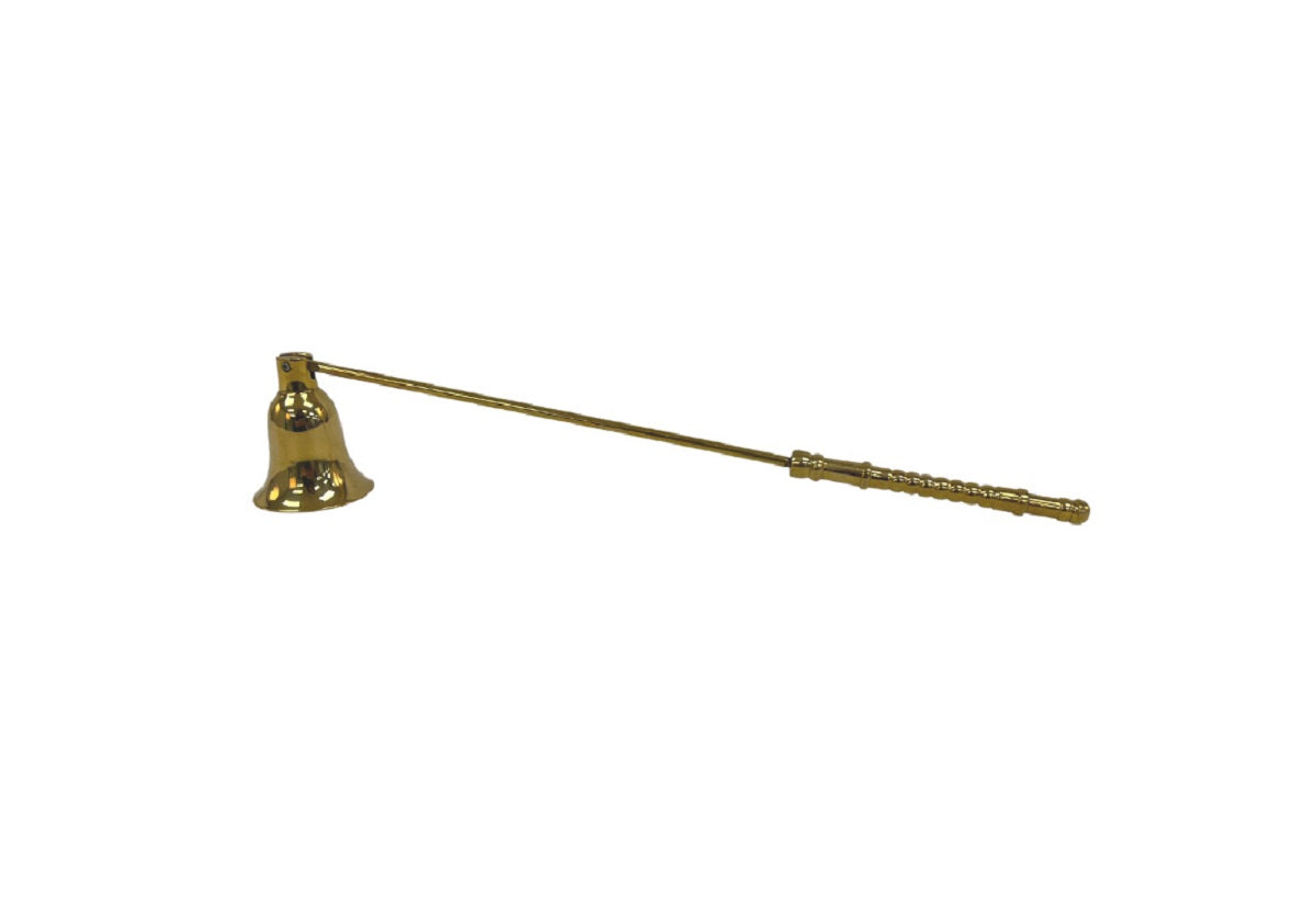 The ultimate in elegance, this candle snuffer elevates any candle setting with its elongated thin handle and traditional shaped bell. Its&nbsp;polished brass finish complements its design, lending a timeless quality. Pair with the Maison Tray for an added touch of sophistication.&nbsp;