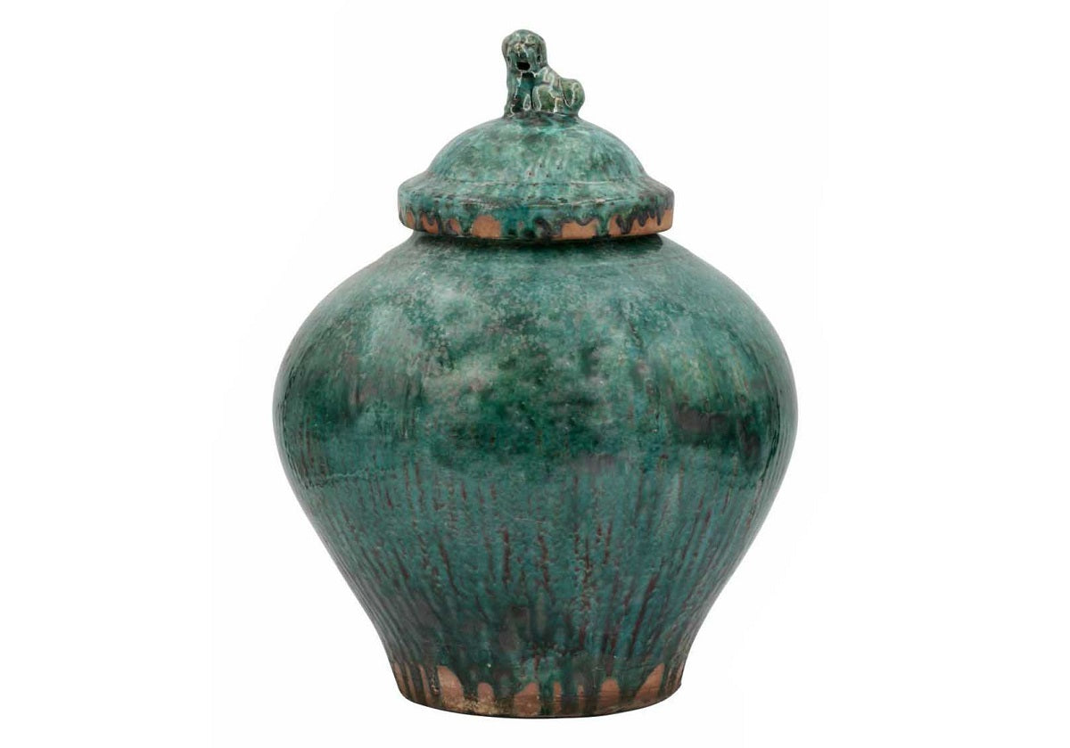 EMERALD GREEN JAR