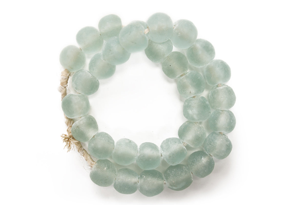 LARGE SEA GLASS BEADS