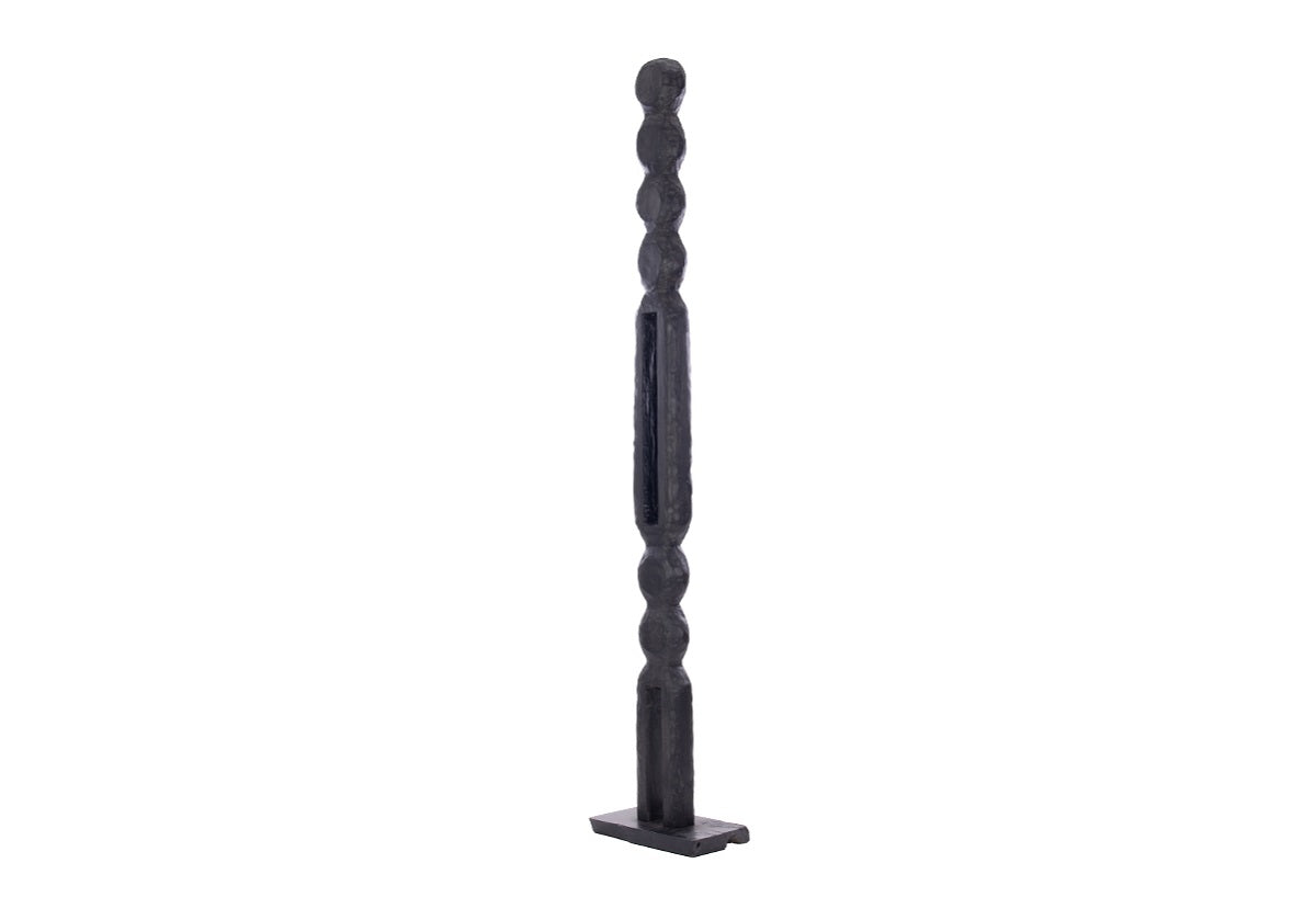 BLACK WOODEN TOTEM