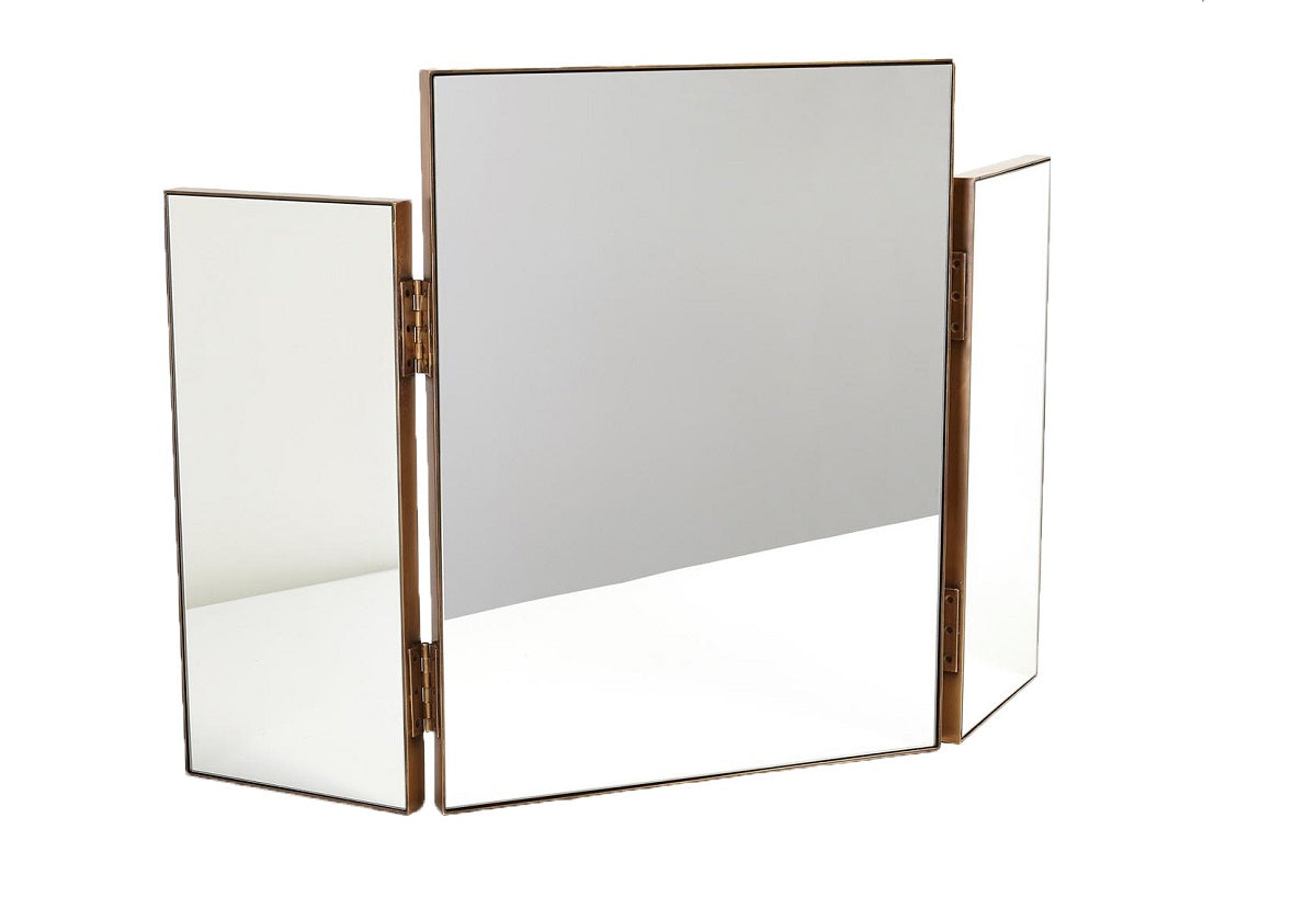 TRIFOLD VANITY MIRROR