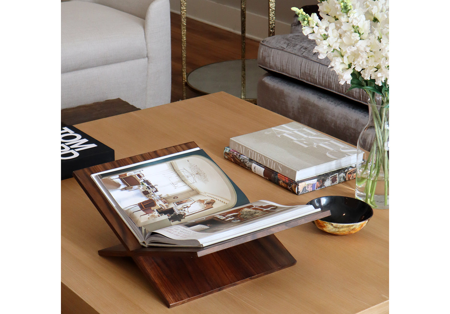 WOOD GALERIE BOOK CRADLE